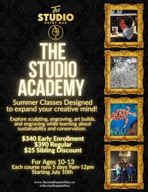 The Studio Academy Presents: The Arts Immersion Summer Program: 9 am-12 pm Jungle Edition
