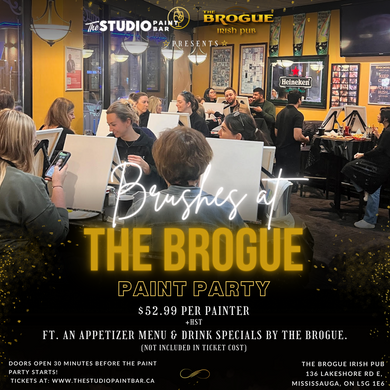 Brushes at The Brogue! A Signature Studio Paint Party!