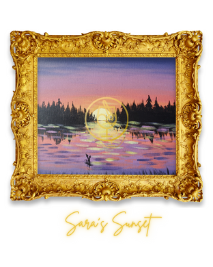 Sara's Sunset Studio Paint Party
