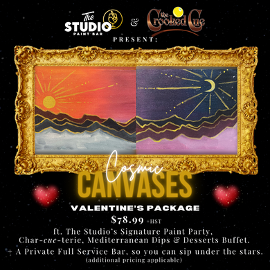 The Studio Valentine's Package: Cosmic Canvases at The Cue.