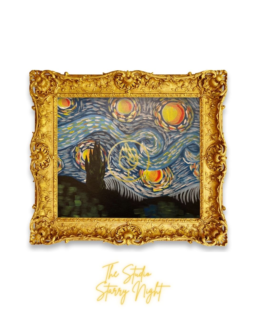 Virtual: The Studio Starry Night All-Ages Paint Party
