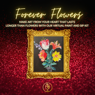 Virtual: Forever Flowers Paint Party