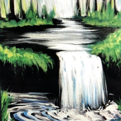 Virtual: Chasing Waterfalls Paint Party