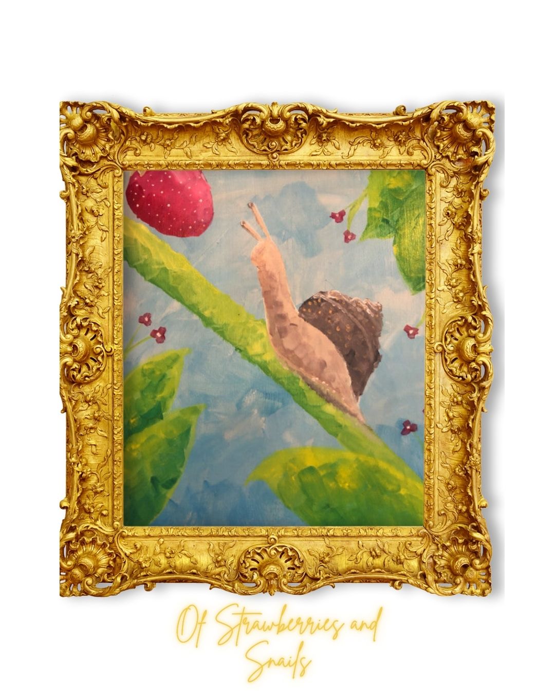 All Ages: Of Strawberries and Snails Studio Paint Party