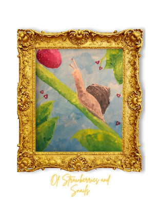 All Ages: Of Strawberries and Snails Studio Paint Party