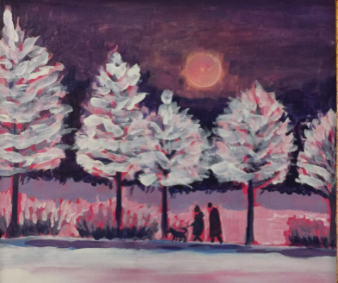 Treemendous Evening Painting