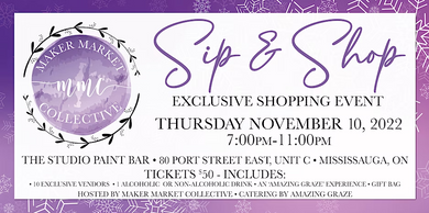 Holiday Sip & Shop at The Studio!