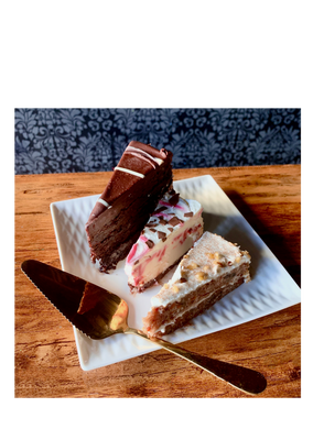 Cake Slice: Strawberry Champagne Cheesecake